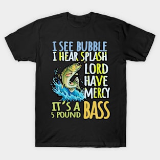 Bass Fishing Angling Sport Black Bass Fish T-Shirt